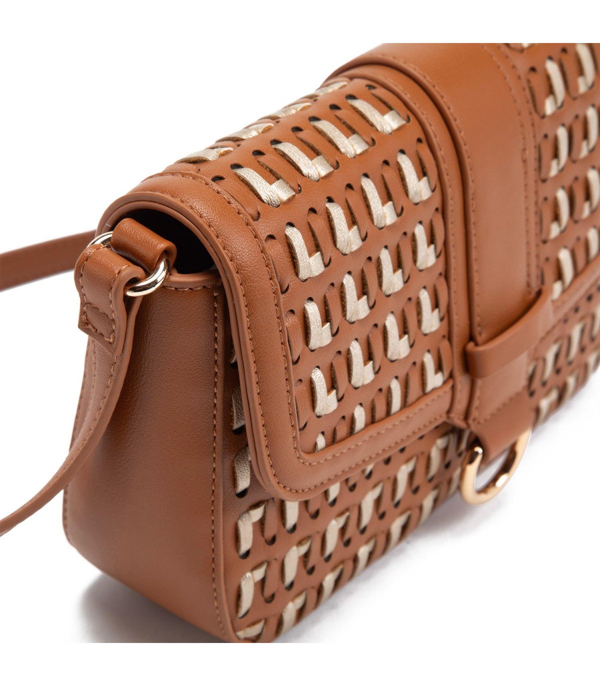 Cartera Mujer Bandolera Pequeña Tostado