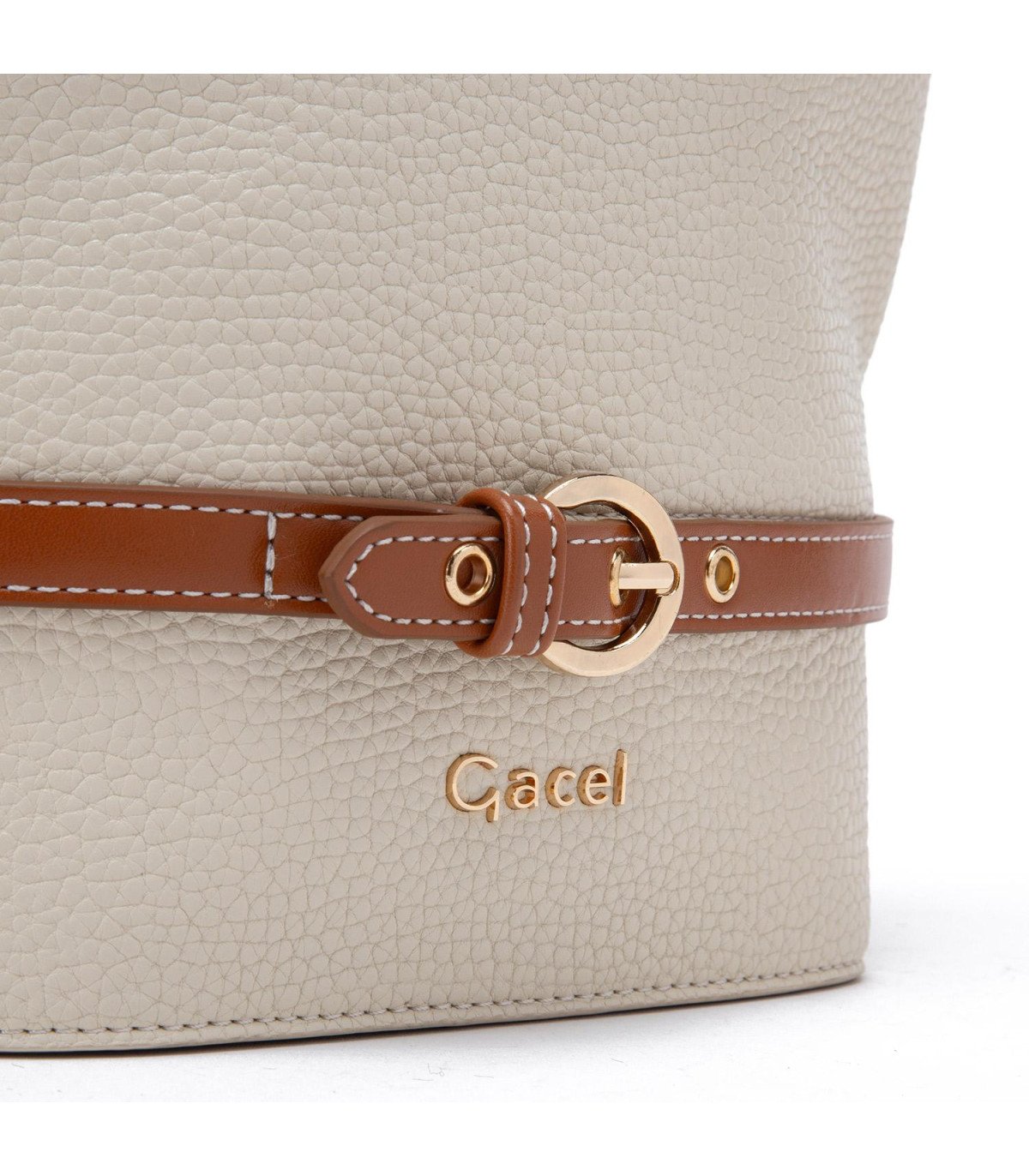 Cartera Mujer Bucket Off White