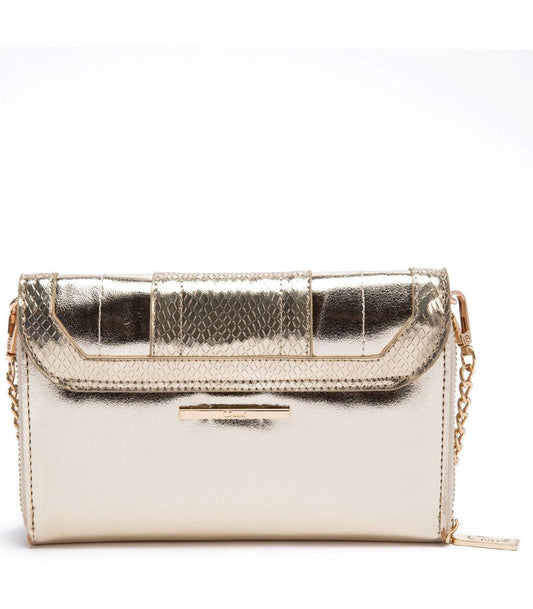 Cartera Mujer Clutch Dorado