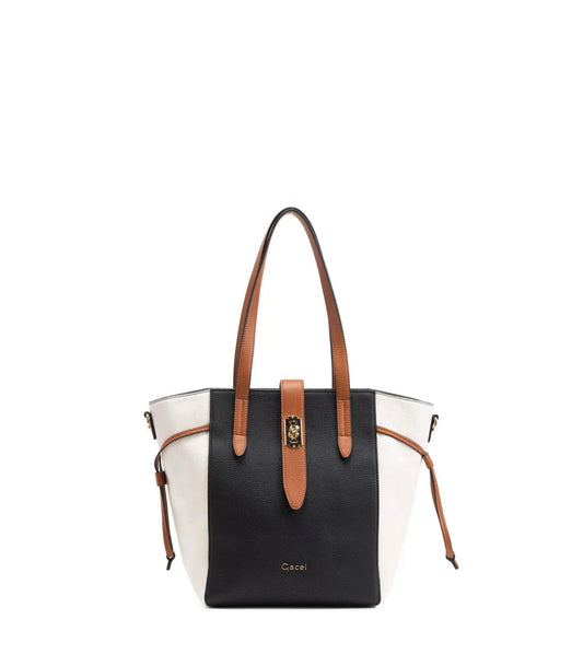 Cartera Mujer Dos Asas Mediana Black