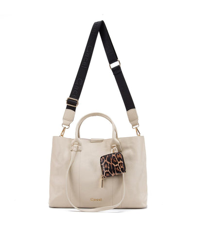 Cartera Mujer Shopping Notebook Off White