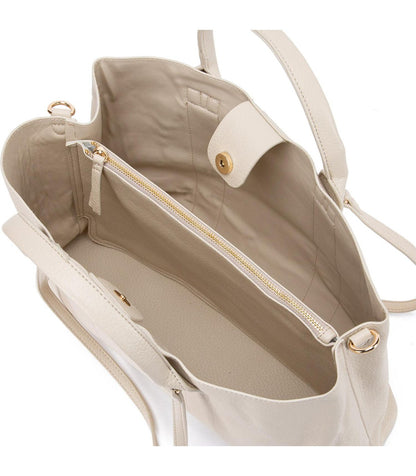 Cartera Mujer Shopping Notebook Off White