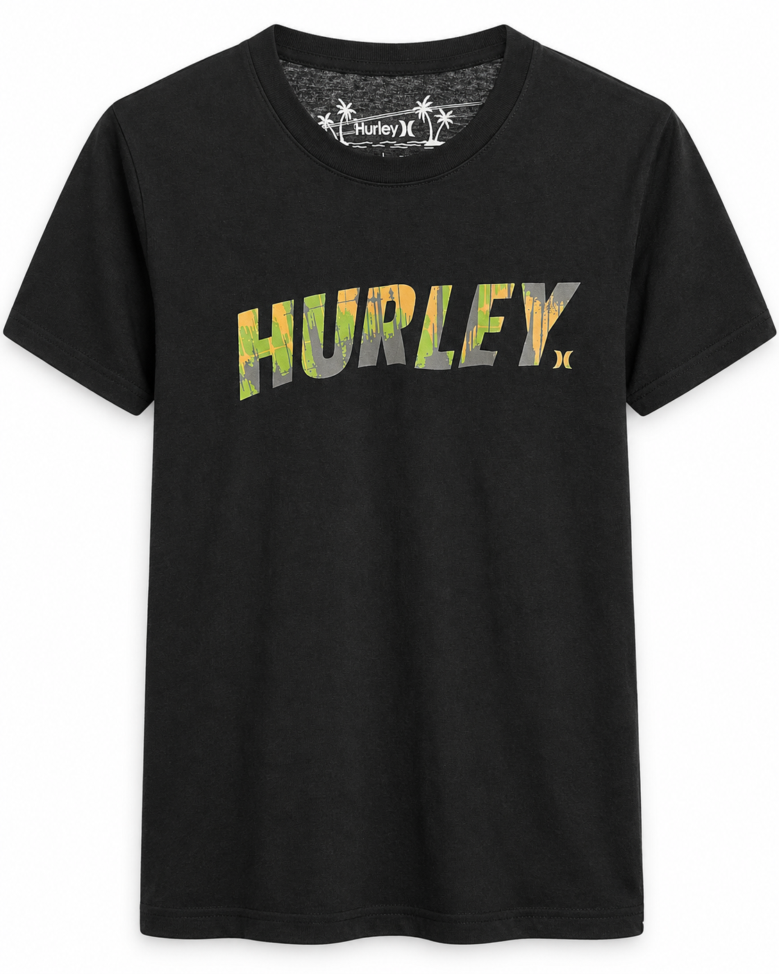 Polera Hombre logo Hurley Black