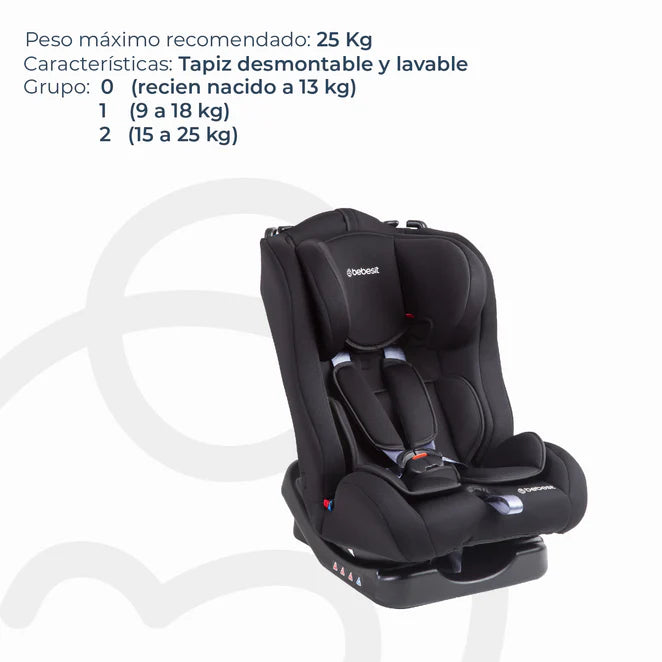 Silla de Auto Convertible Orbit Negra
