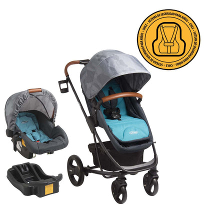 Coche Cuna Travel Nexus Turquesa