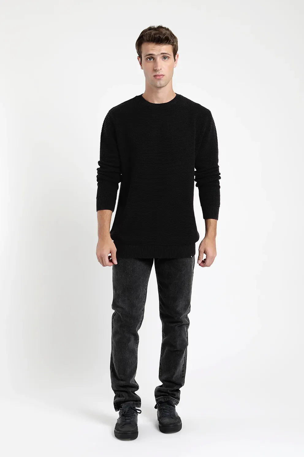 Chaleco hombre Mañío negro - Algodón orgánico