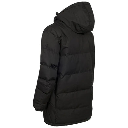 Parka Hombre con Cierre y Gorro Clip Negro