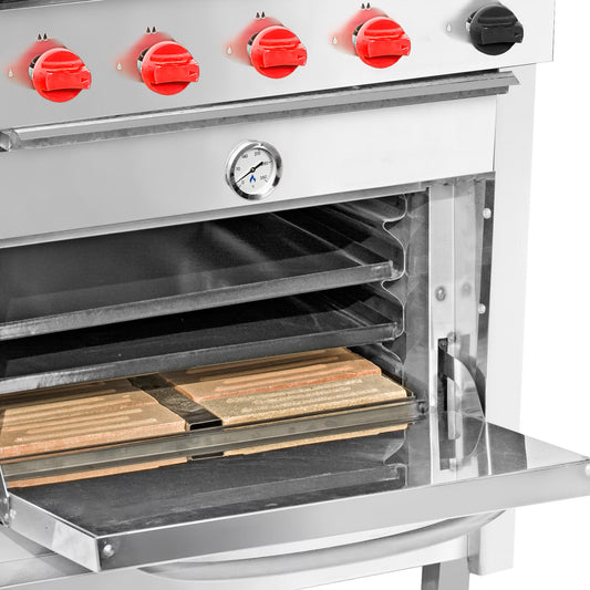 Cocina 4 Platos con horno 50x50 Gas Licuado