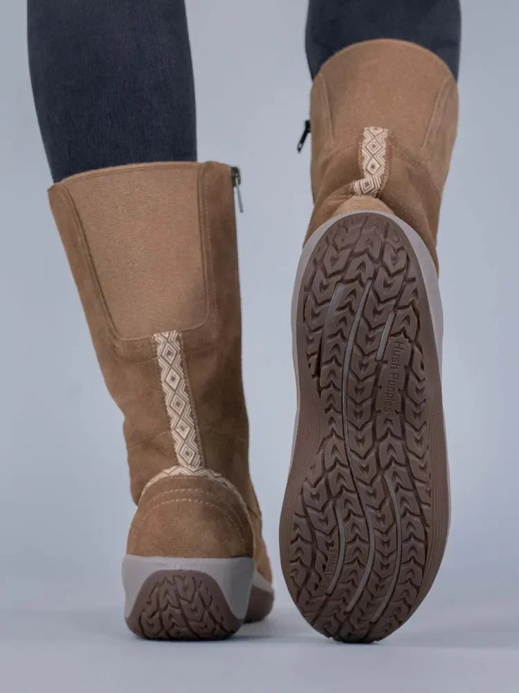 Bota Mujer Cuero Spinal Rug Boot Café Claro