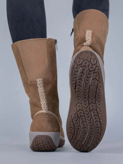Bota Mujer Cuero Spinal Rug Boot Café Claro