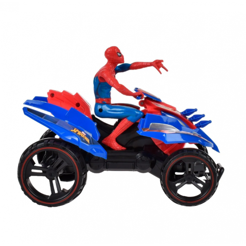 Cuatrimoto R/C con Figura Spiderman