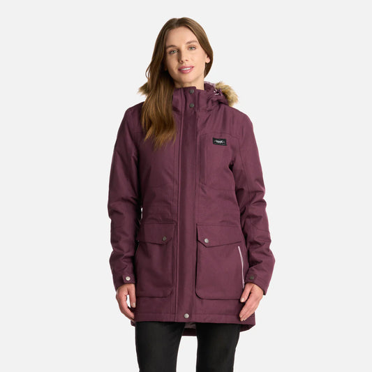 Chaqueta Mujer Roble B-Dry Hoody Jacket Melange Vino