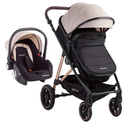 Coche Cuna Travel System Neo Beige