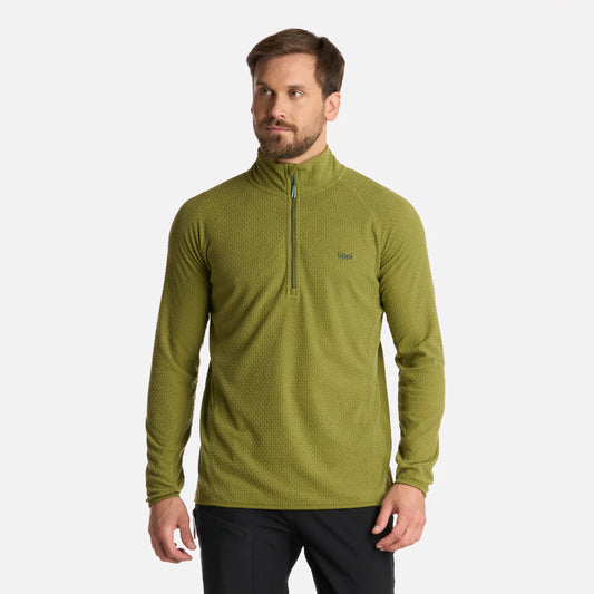 Polerón Hombre Jacaranda Nano-f 14 Zip Verde