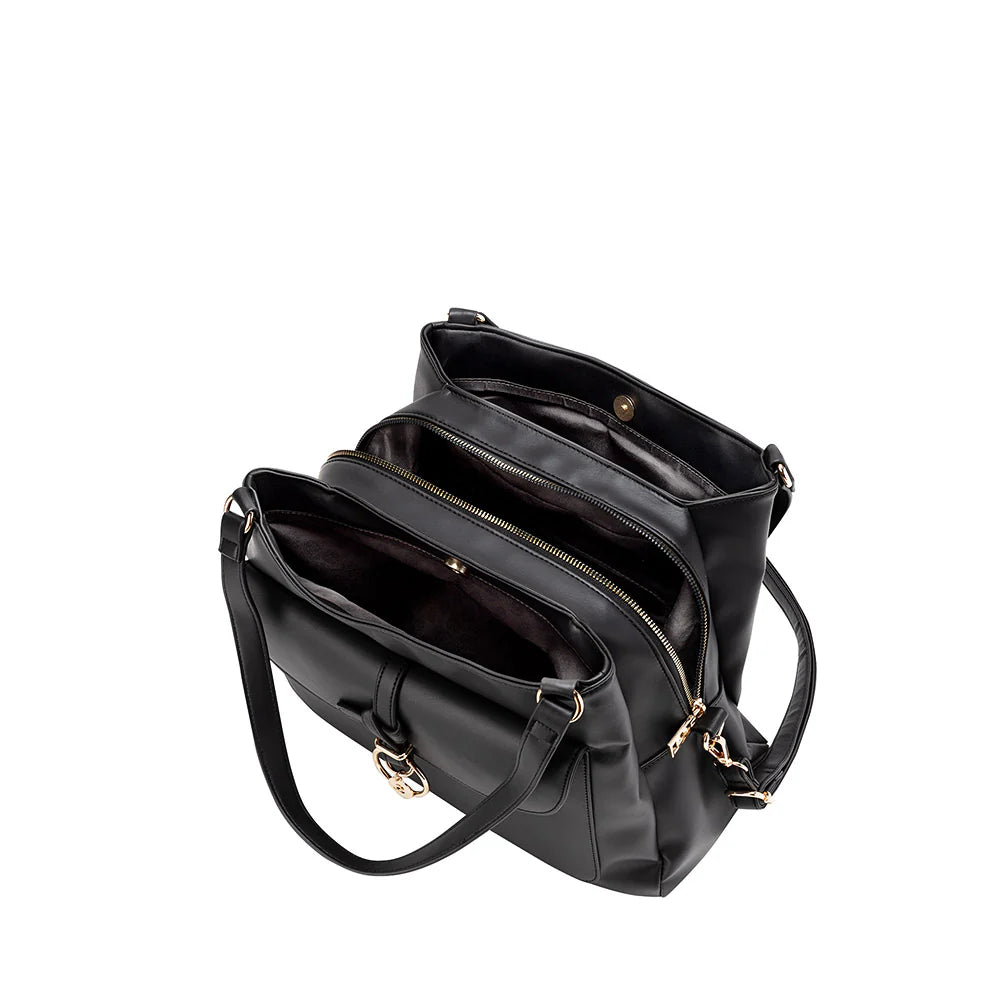 Cartera Mujer De Hombro Mantua Negro