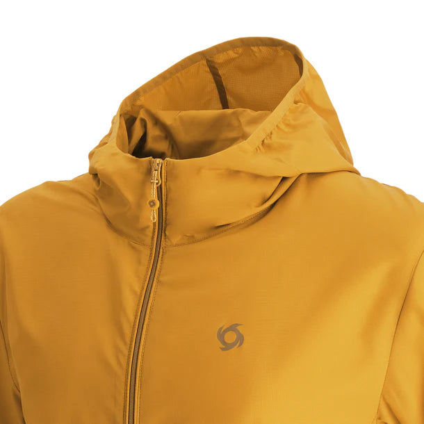 Chaqueta Hombre Compactable Airjkt Hoodie Mostaza