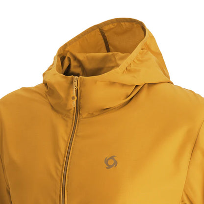 Chaqueta Hombre Compactable Airjkt Hoodie Mostaza