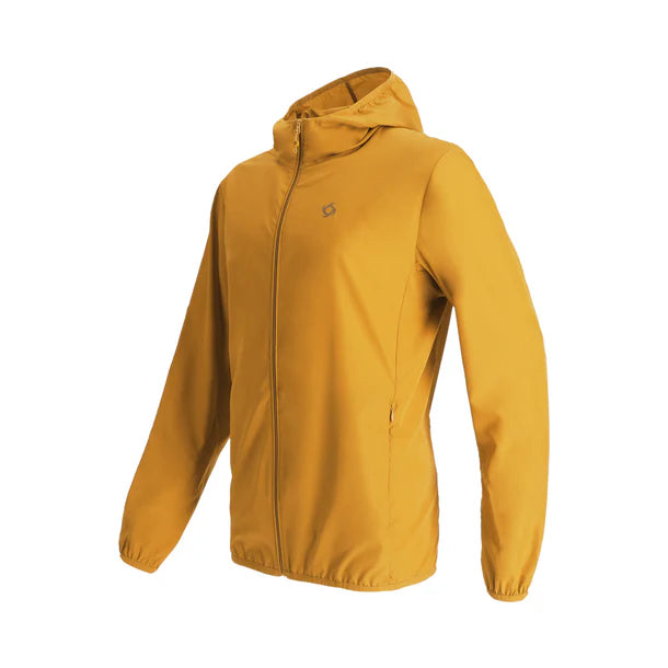 Chaqueta Hombre Compactable Airjkt Hoodie Mostaza