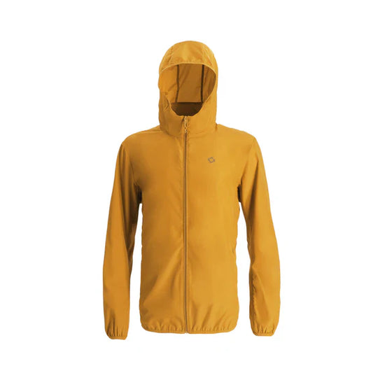 Chaqueta Hombre Compactable Airjkt Hoodie Mostaza