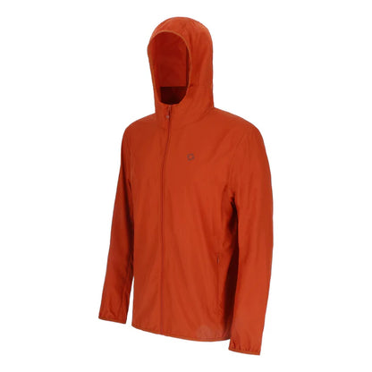Chaqueta Hombre Compactable Airjkt Hoodie Naranjo