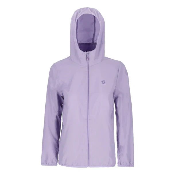 Chaqueta Mujer Compactable Airjkt Hoodie Lila