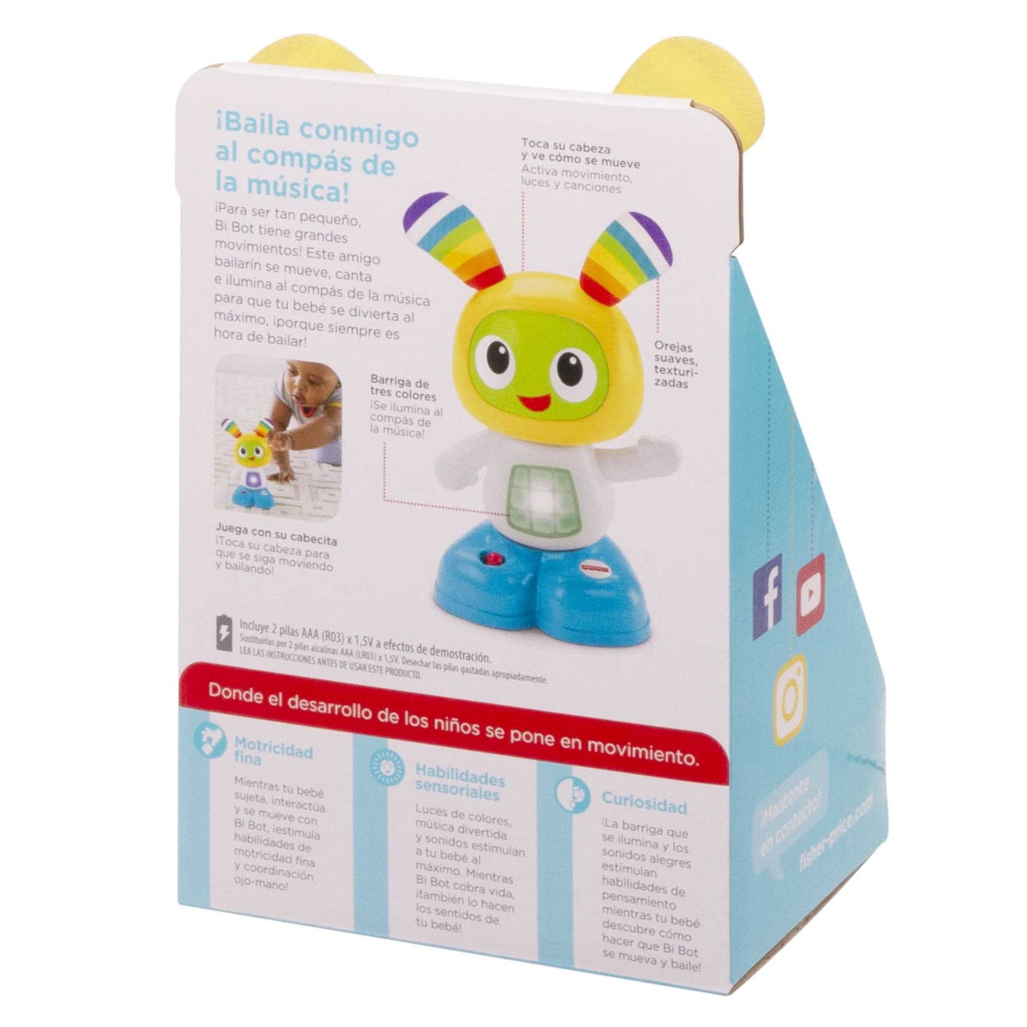 Juguete Musical Bebés Mini Bi Bot Fisher-Price