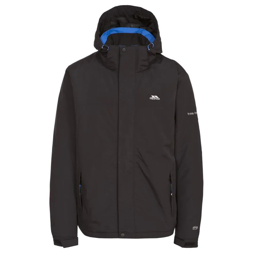 Parka Hombre Con Cierre y Gorro Donelly Negro