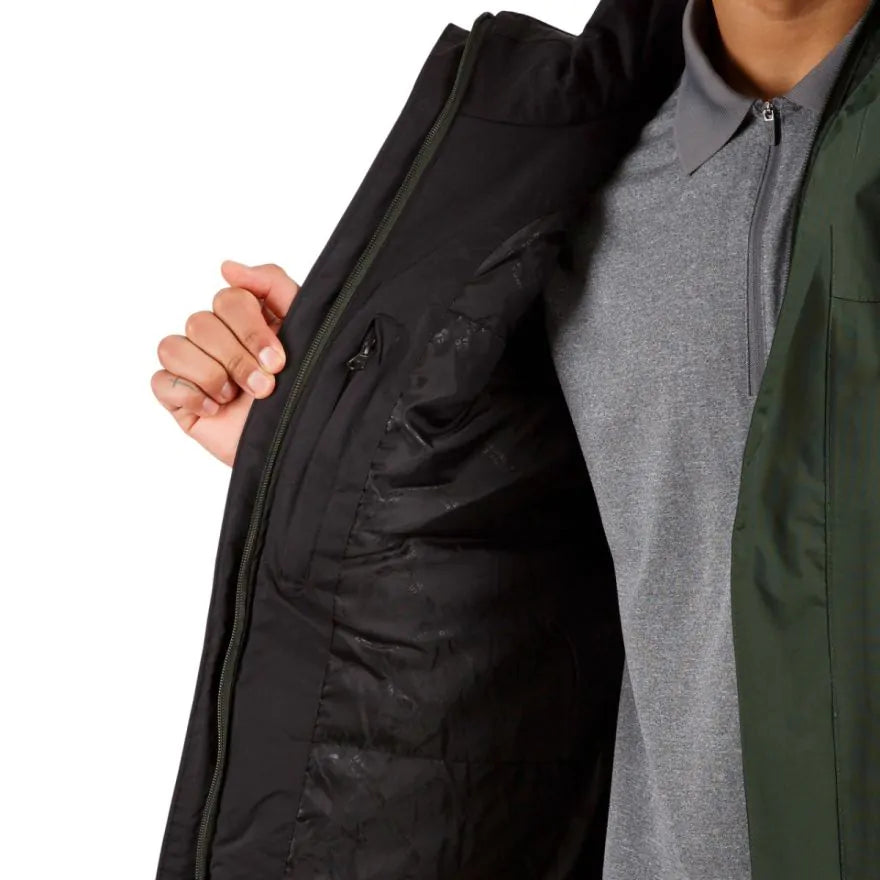 Parka Hombre Con Cierre y Gorro Donelly Oliva