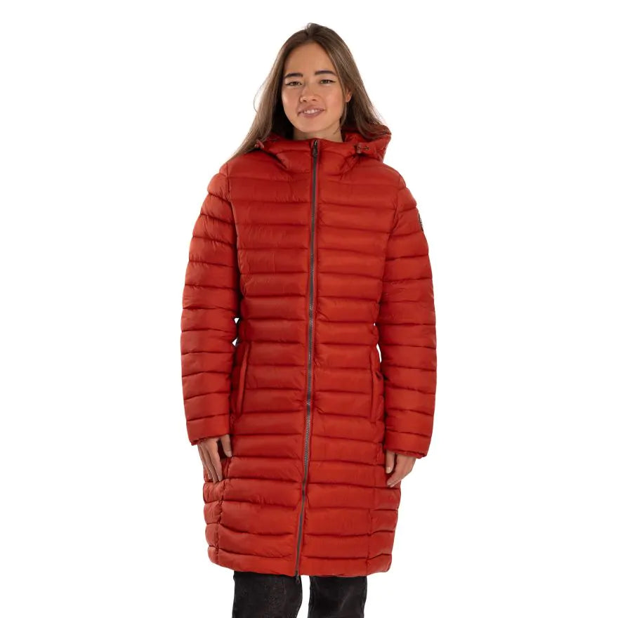 Parka Mujer Largo Sin Gorro Siena