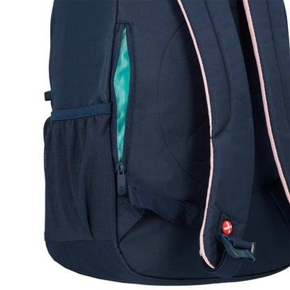 Mochila para notebook 15" Cleveland azul/rosada