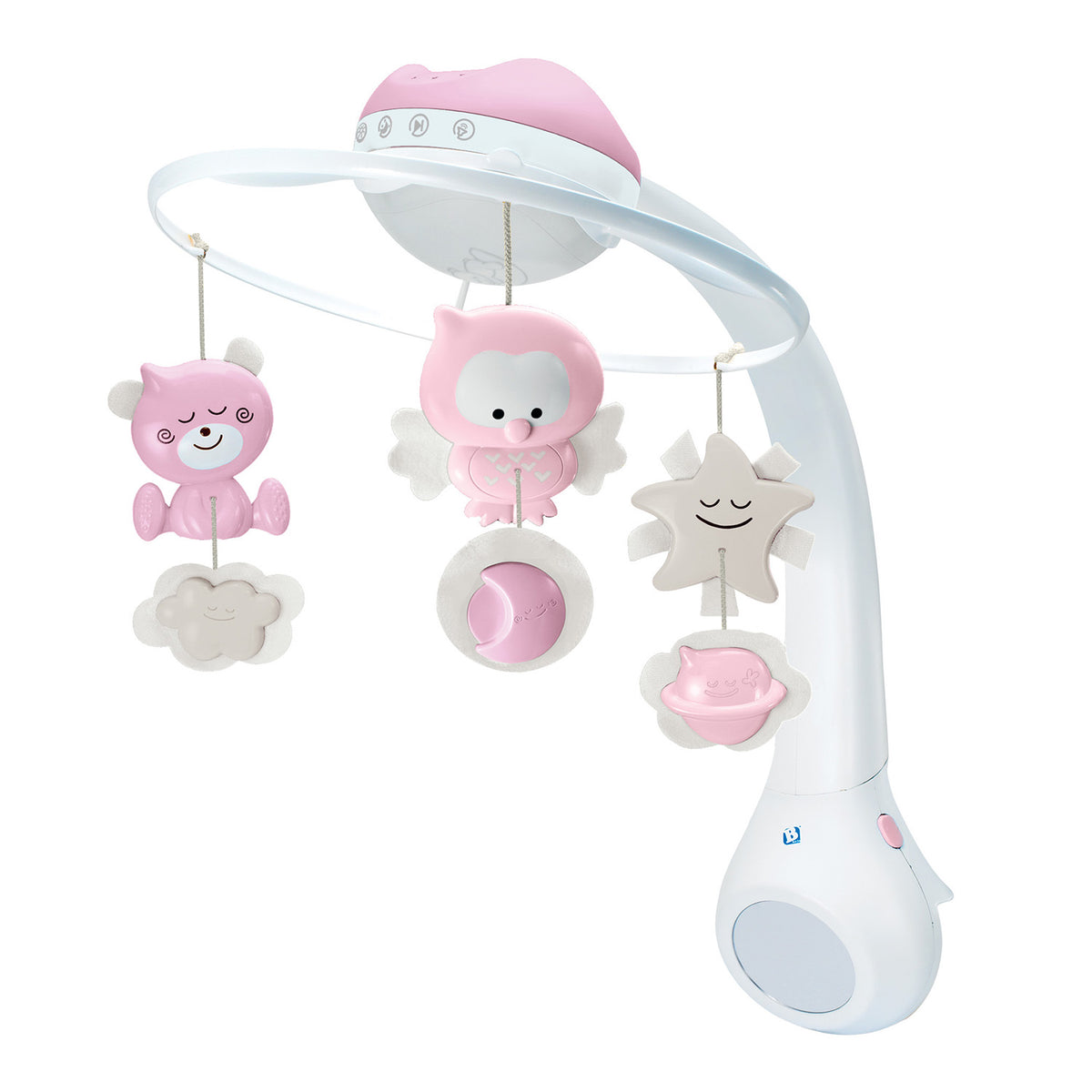 Móvil Proyector Musical 3 en 1 de Infantino (Versión Rosada)