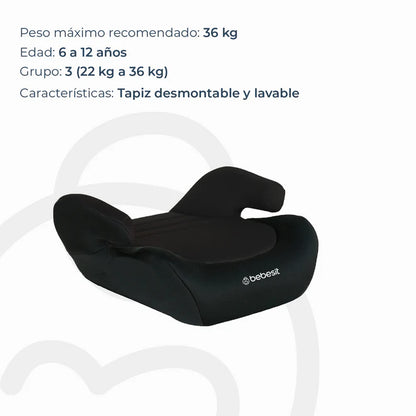 Alzador Booster Confor Negro