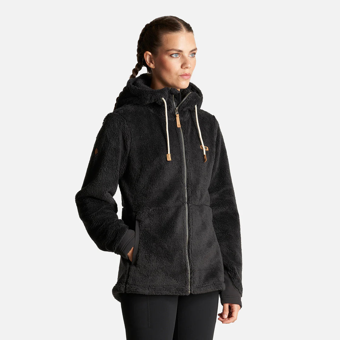 Chaqueta Mujer Bear Shaggy-Pro Hoody Jacket Negro