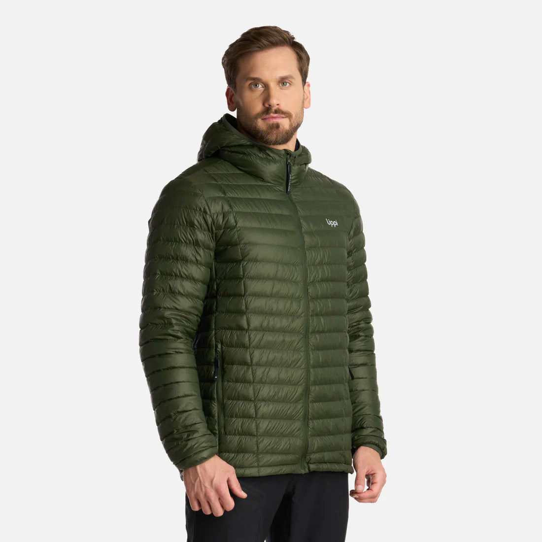 Chaqueta Hombre Peak Down Hoody Jacket Verde Militar