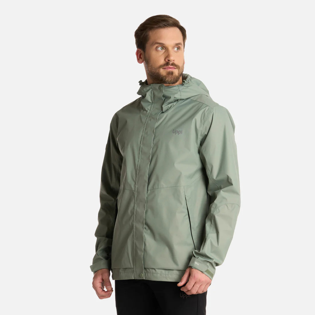 Chaqueta Hombre Blizzard B-Dry Hoody Jacket Jade Oscuro