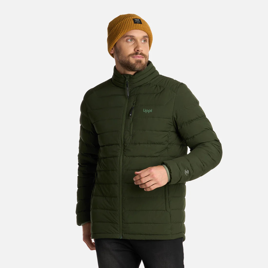 Chaqueta Hombre Aero Down Jacket Verde Militar