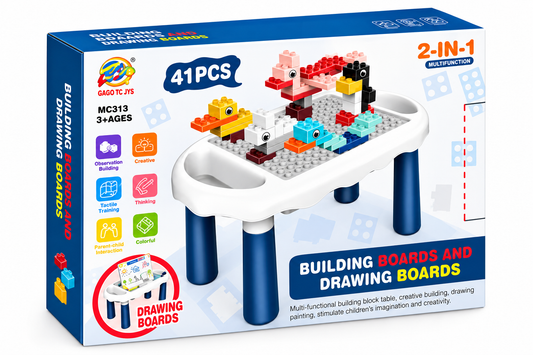 Mesa Con Bloques 2 En 1