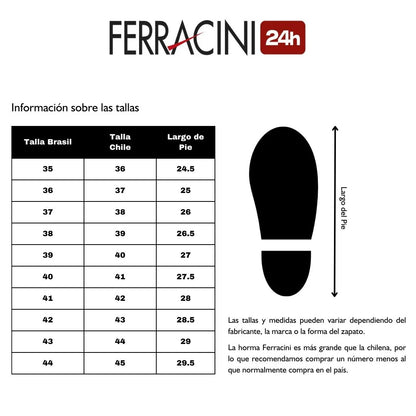 Zapato Hombre Fluence 5545-559 D Tabaco Casual
