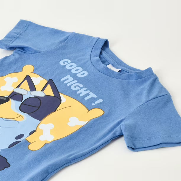 pijama-niño-corto-bluey-dormido-azul