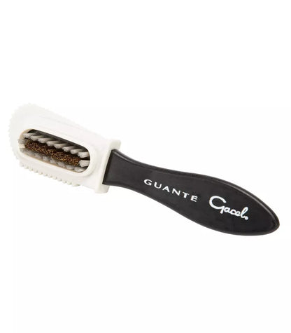 Escobilla Unisex Guante Nobuck y Gamuza Negro