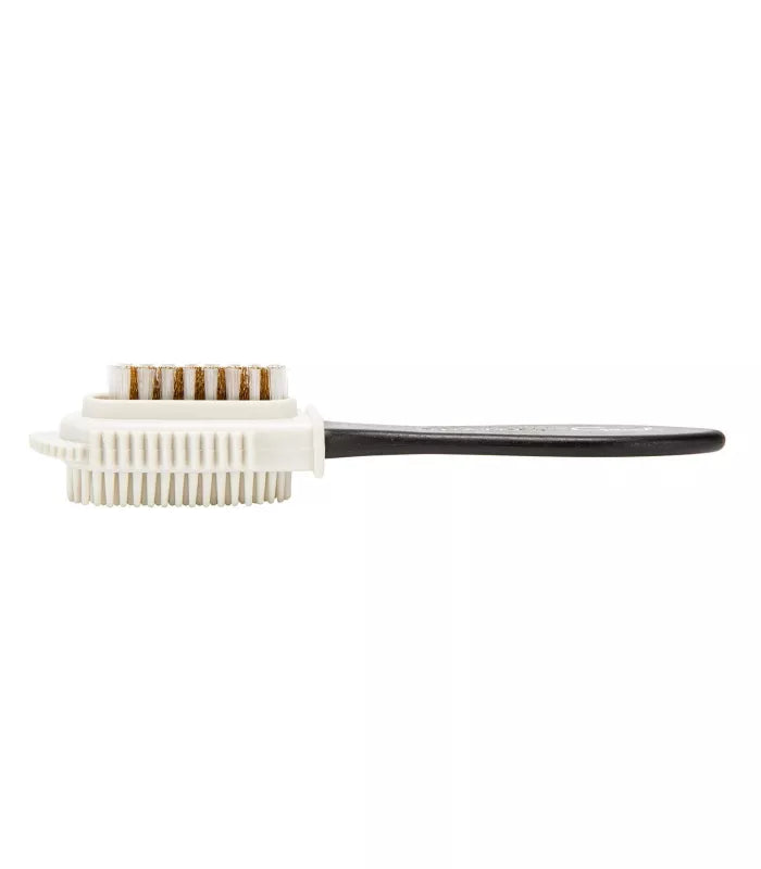 Escobilla Unisex Guante Nobuck y Gamuza Negro