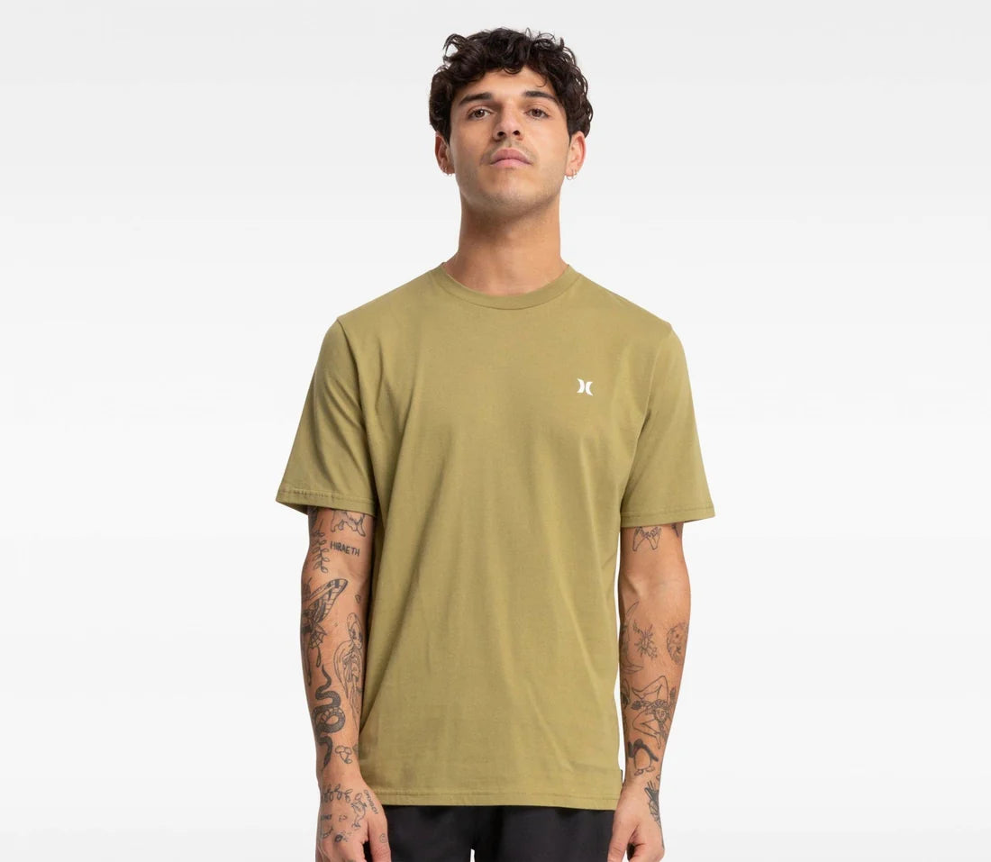 Polera Hombre Explore Icon Tee Verde Limon
