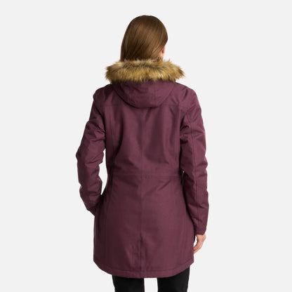 Chaqueta Mujer Roble B-Dry Hoody Jacket Melange Vino