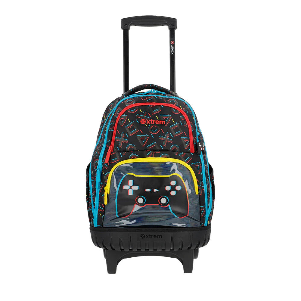 Mochila Niño CROSS 2.0 4XT Con Ruedas Cross 2.0 Gamer Negra