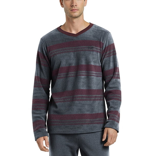 Pijama Hombre Invierno  Micropolar C2 Rojo