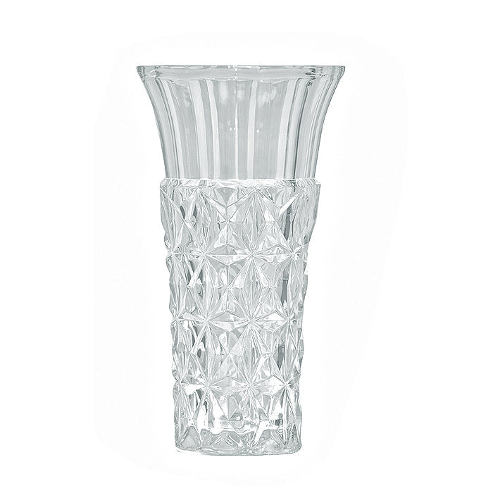 Florero Clear Frederick Gold 28 cm