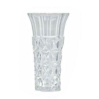 Florero Clear Frederick Gold 28 cm