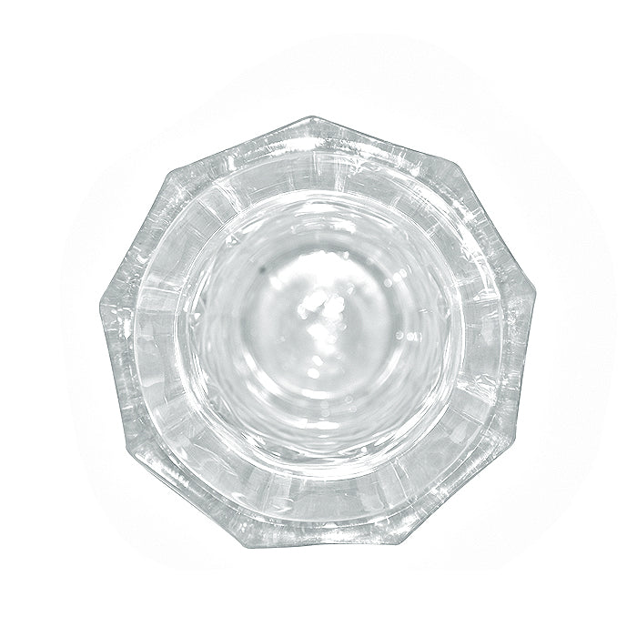 Florero Clear Frederick Gold 28 cm
