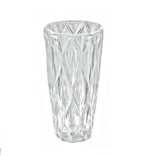 Florero Clear Frederick Gold 30 cm