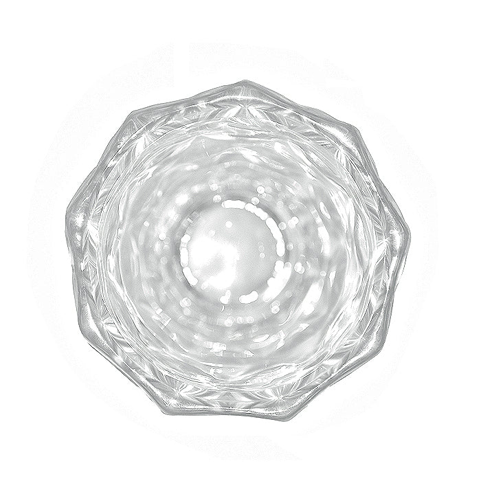 Florero Clear Frederick Gold 30 cm